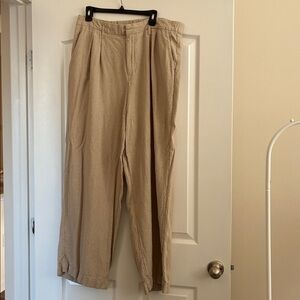 📌A New Day Linen Barrel Leg Pants